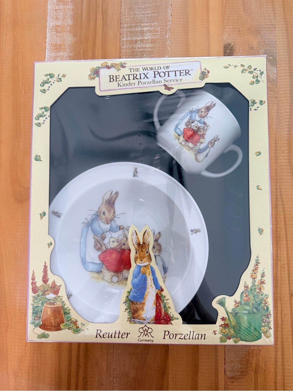 NOS VTG The World of Beatrix Potter Bowl & Cup, Germany, Frederick Warne, 2003